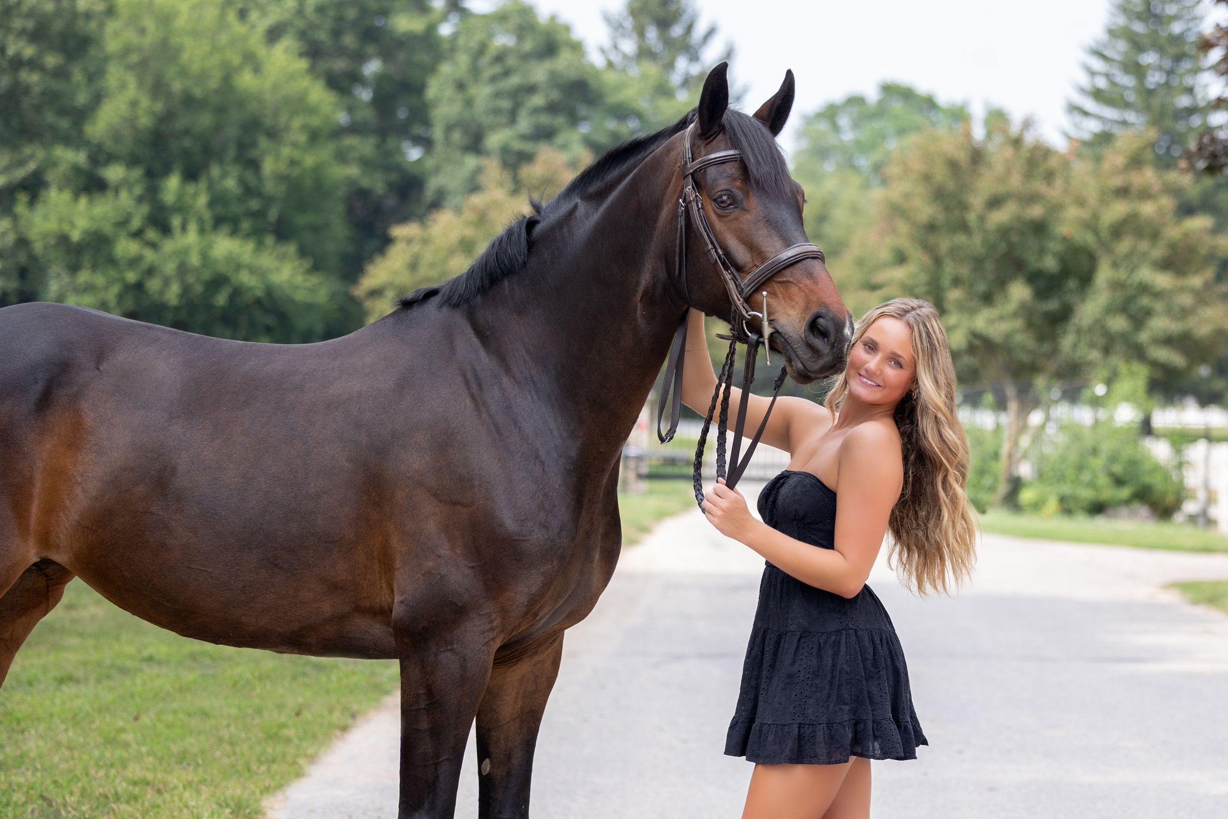 Lila Jabara at White Oak Farm in Lowell, Michigan
