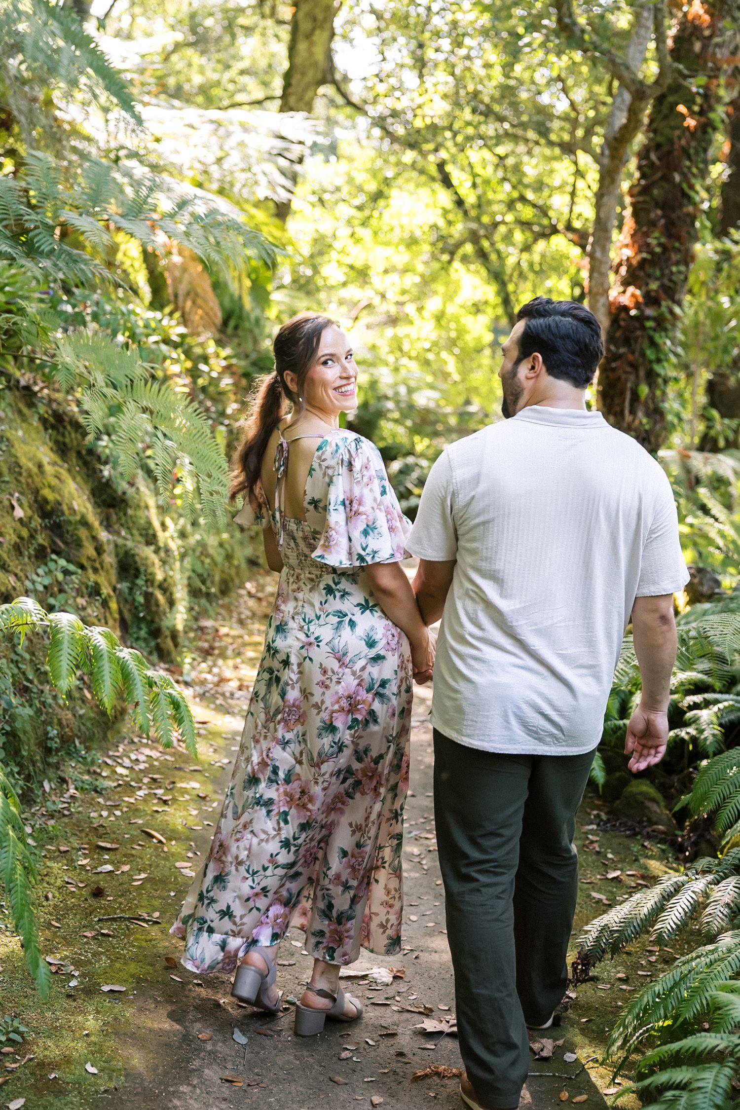Natural engagement photography in Sintra Portugal