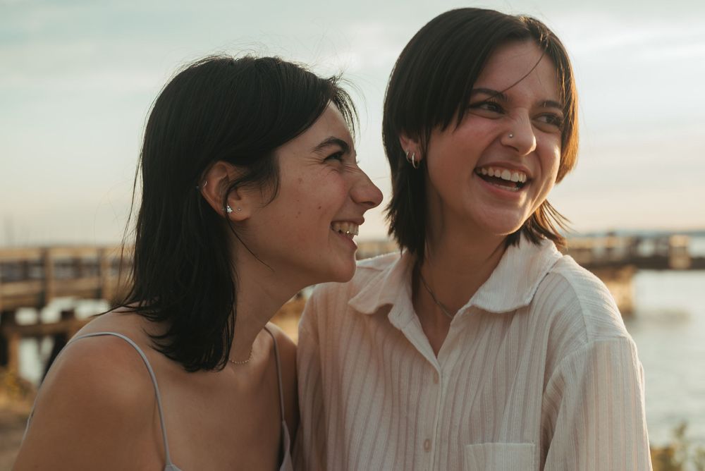 Seattle sunset proposal, Golden Gardens, Seattle, queer couple,  engagement photography, lgbtq photography, proposal photography