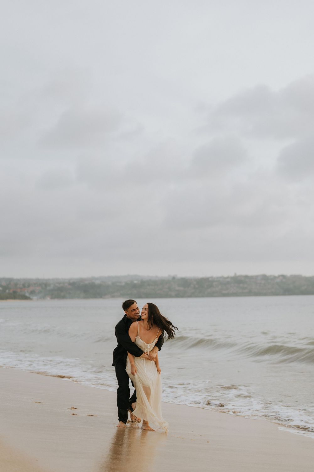 Couple photography services at sunset beach Bali