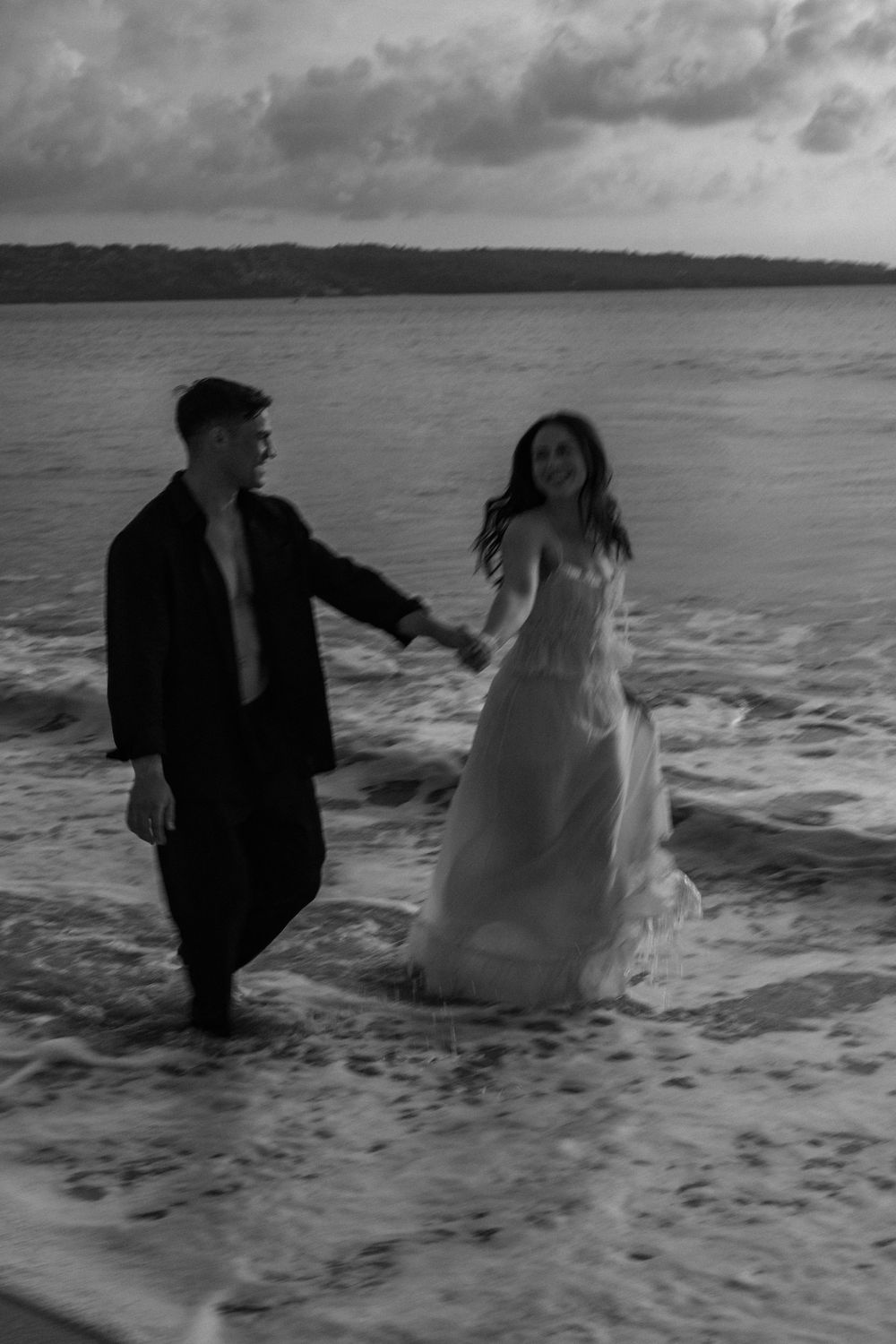 Couple photography services at sunset beach Bali