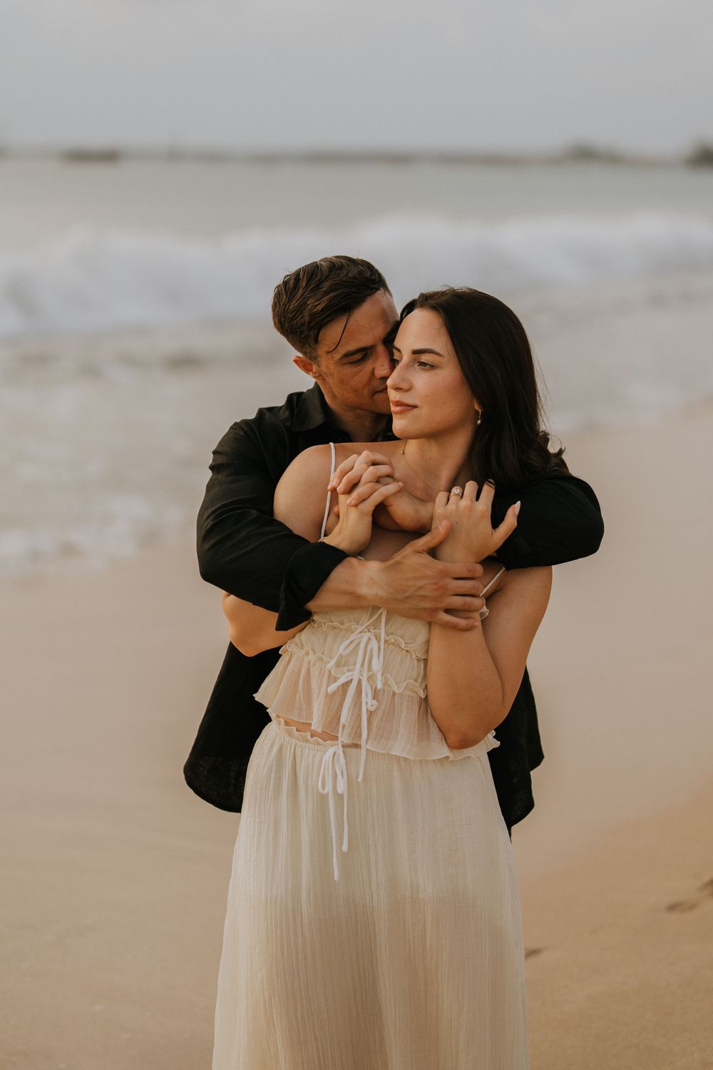 Couple photography services at sunset beach Bali