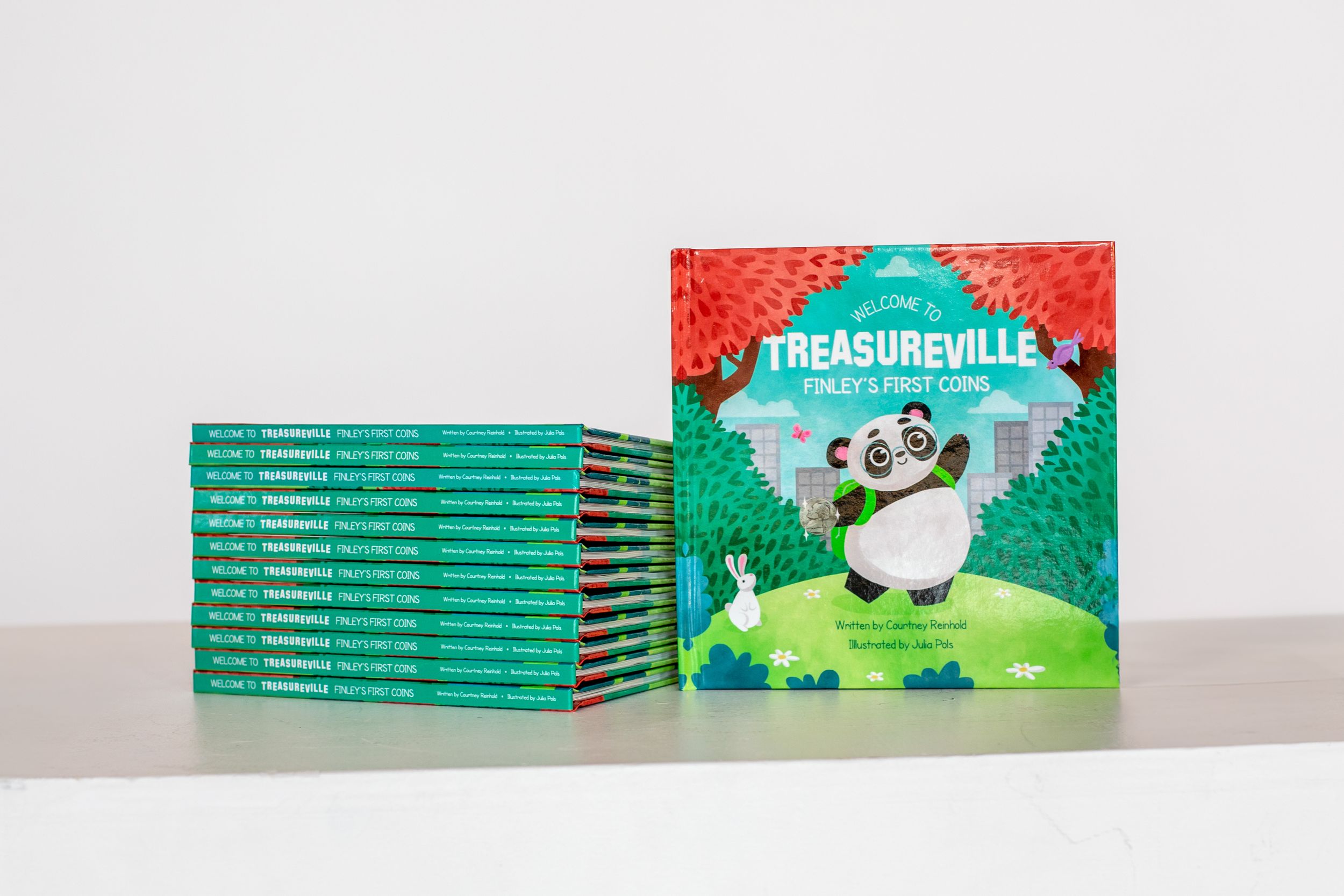 Treasureville book announcement for Cincinnati website store highlighting luxury children’s literary launch for high-end clientele