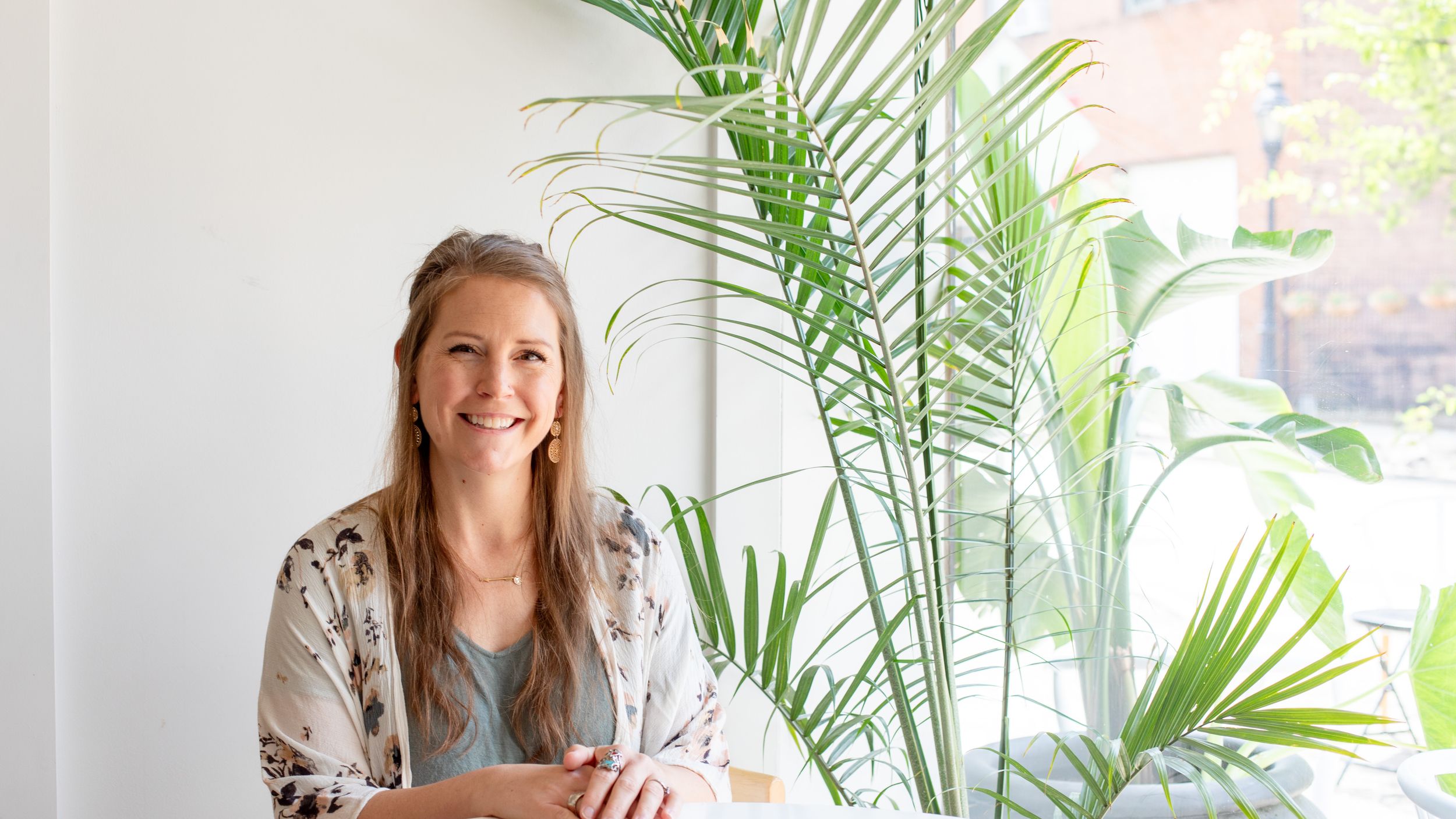 Professional headshot at Chasing Cali Collective Cincinnati studio for high-end business and personal branding clients
