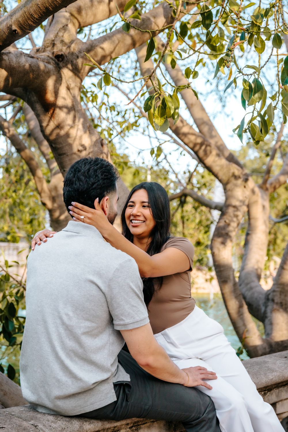 Proposal photoshoot filled with romance and pure joy.