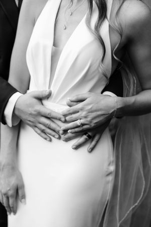 Bride and Groom wedding ring detail photo at The Venue On Lake Grant in Mt. Orab Ohio : Cincinnati Wedding Photographer