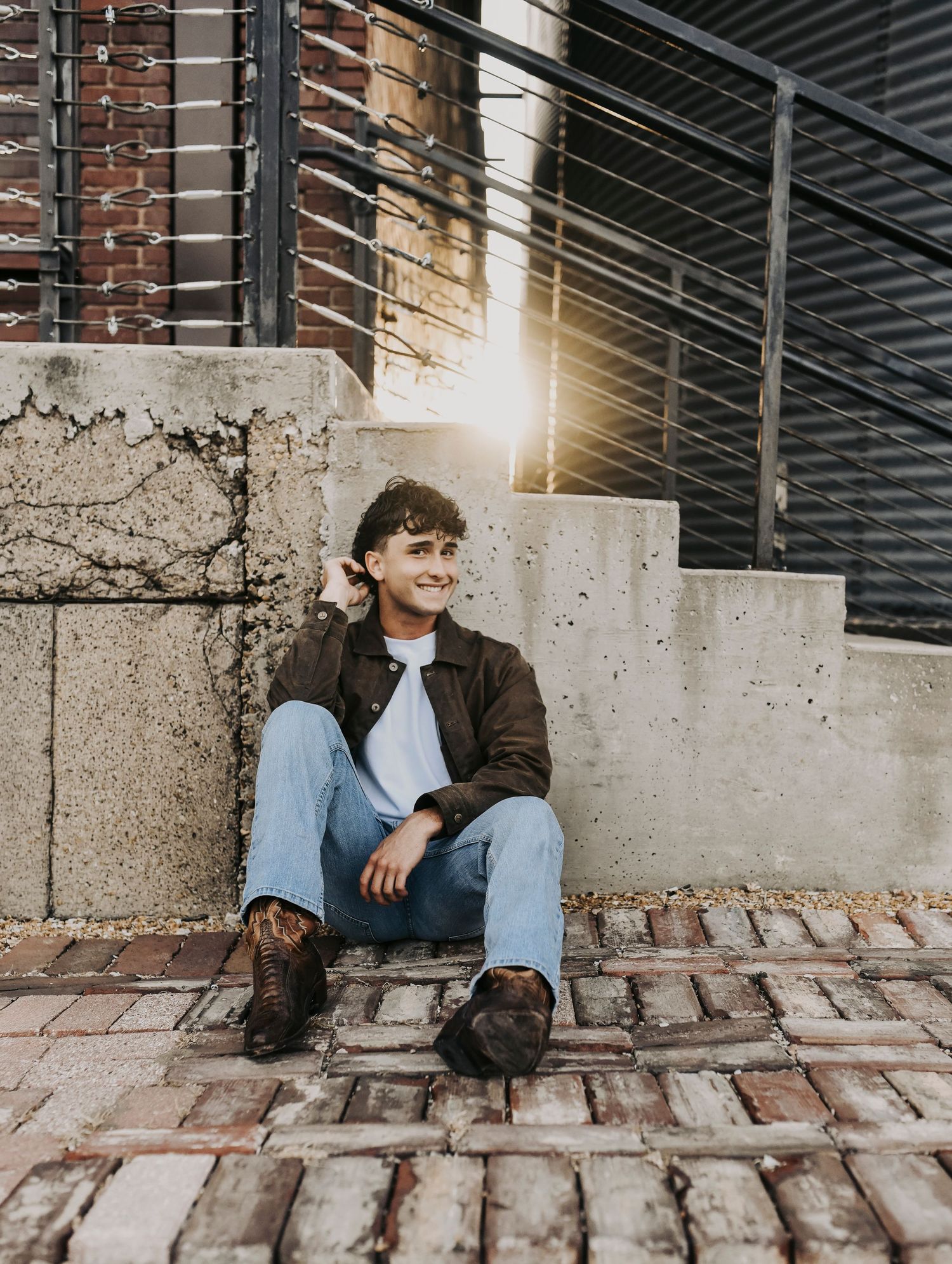 Urban editorial senior portraits for boys in McKinney Texas