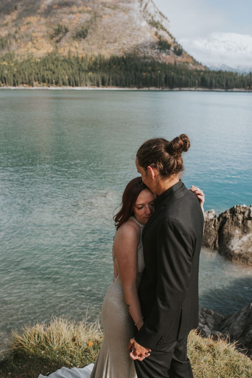 Lake Minnewanka I Banff Elopement