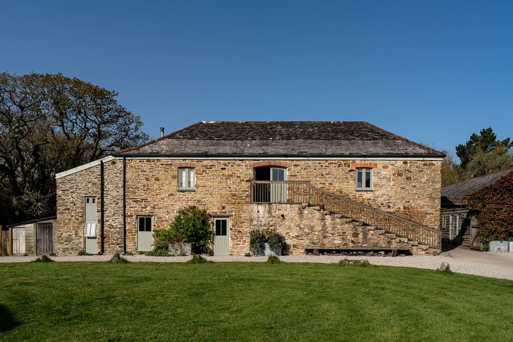 One of the many rustic buildings at Nancarrow Farm