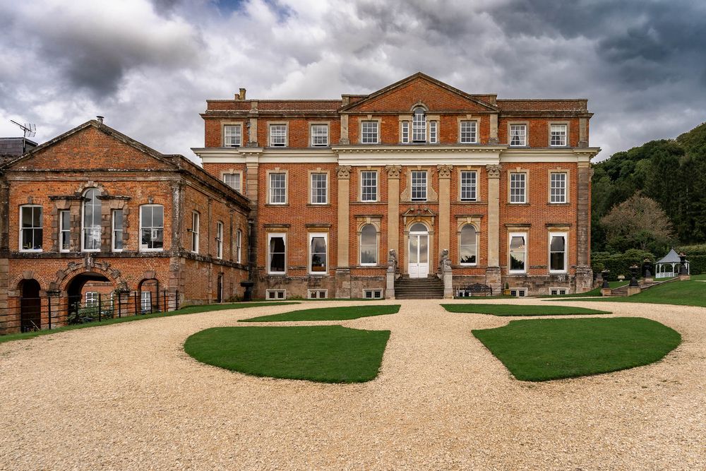 Exterior view of Crowcombe Court Wedding venue in Somerset