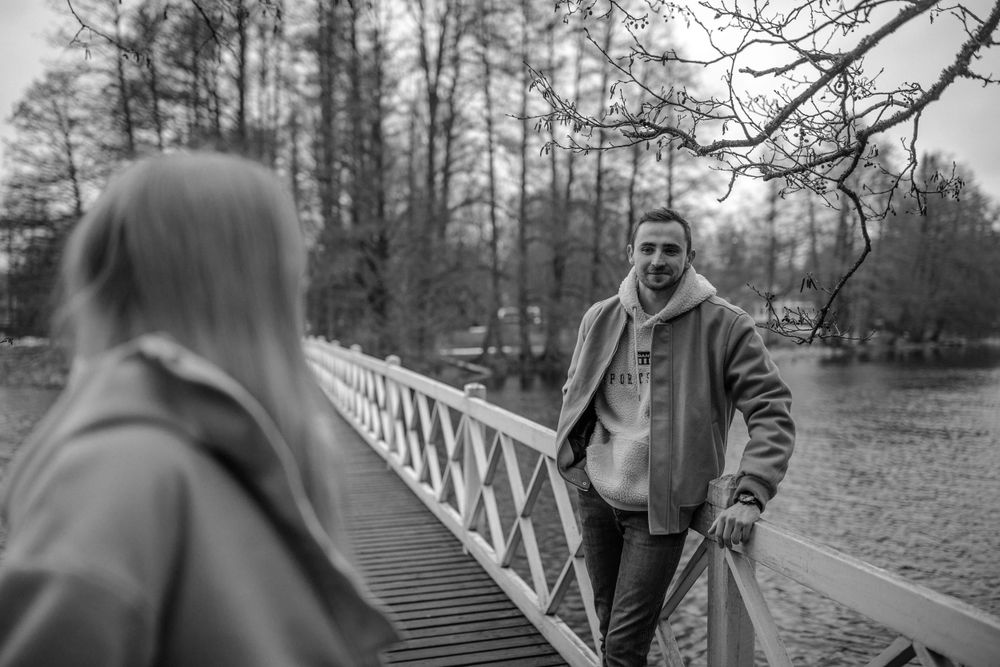 Couple photo shoot in Mustion Linna
