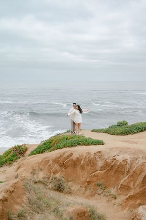 Engagement session at the Beach in La Jolla CA