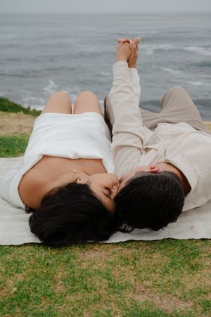 Engagement session at the Beach in La Jolla CA