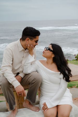 Engagement session at the Beach in La Jolla CA