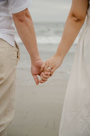 Engagement session on the beach in San Diego CA