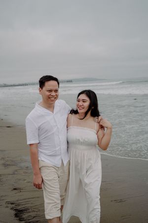 Engagement session on the beach in San Diego CA