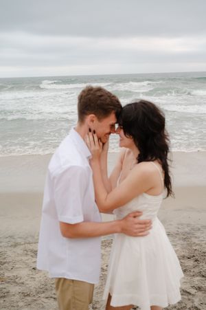 Engagement session on the beach in San Diego CA