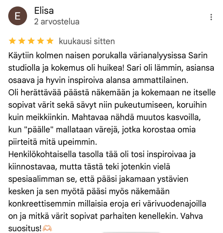 Paras Värianalyysi Helsinki