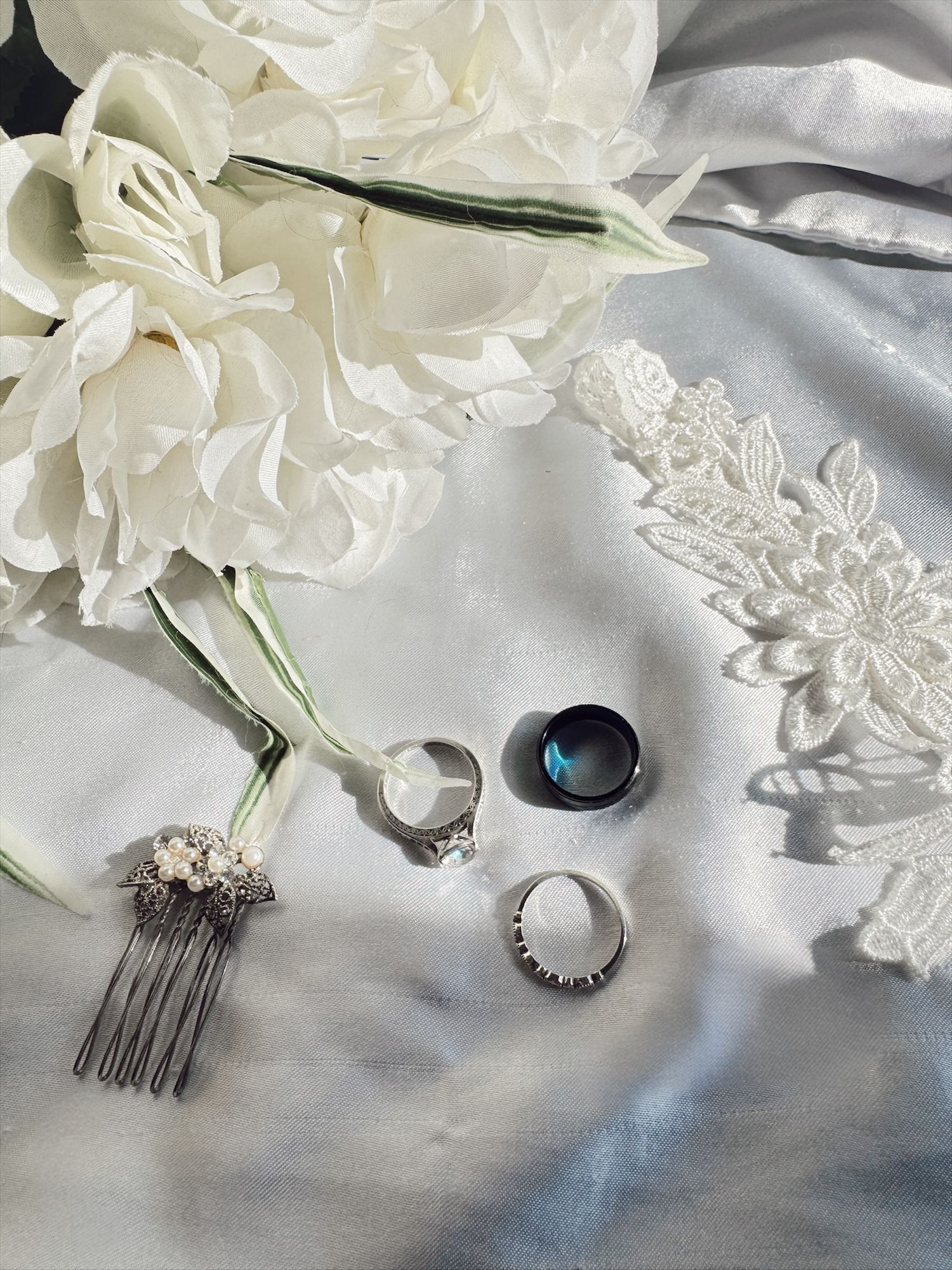 Montana wedding detail flat lay styled by Setti Robson