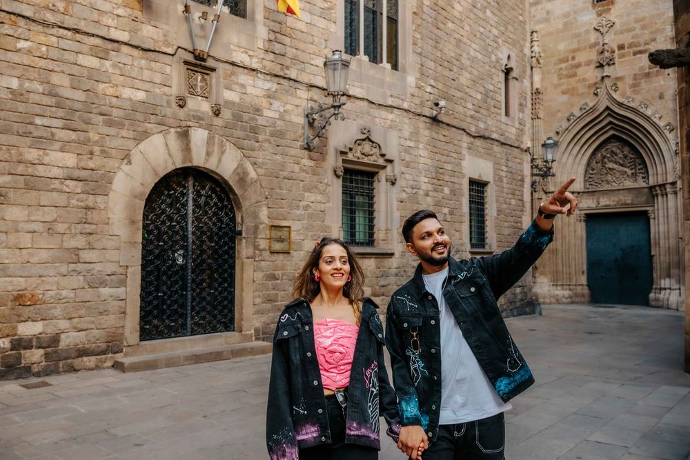 Natural engagement photography Barcelona