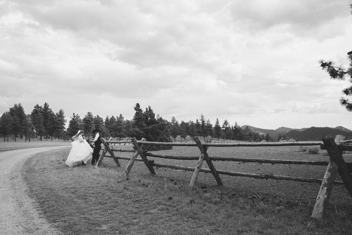 Historic black and white photos showing agricultural scenes of early farming and harvesting activities.