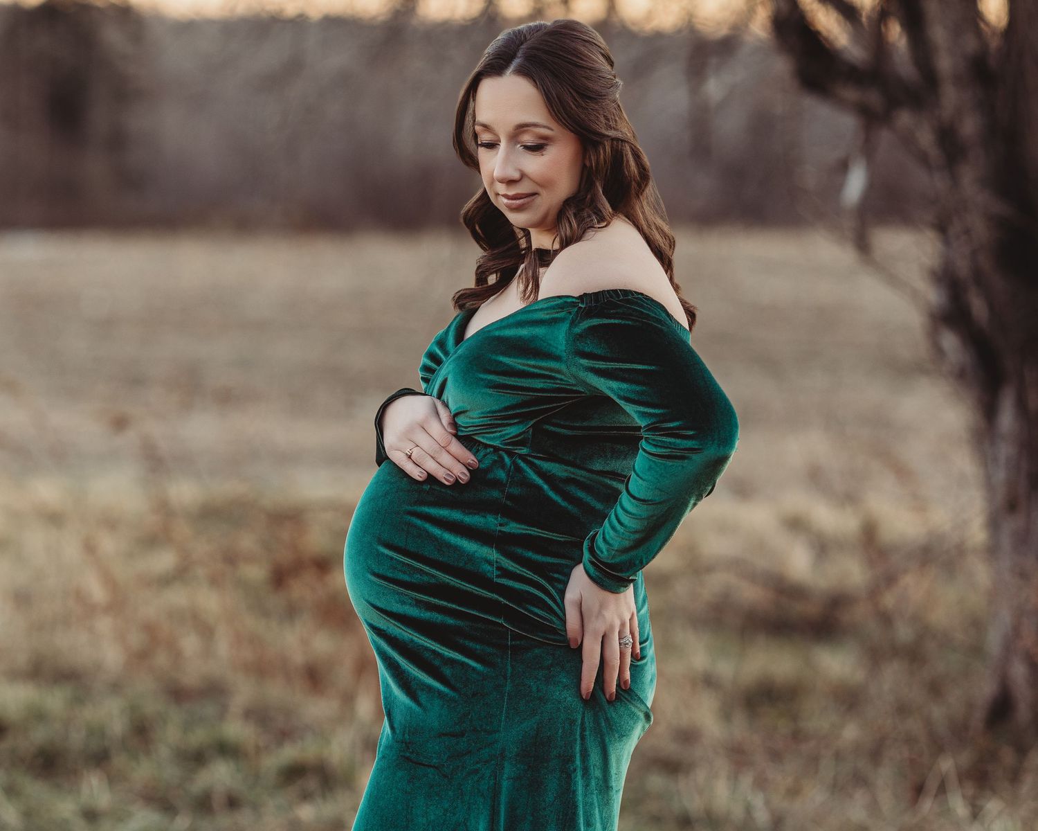 Professional Maine maternity photograph