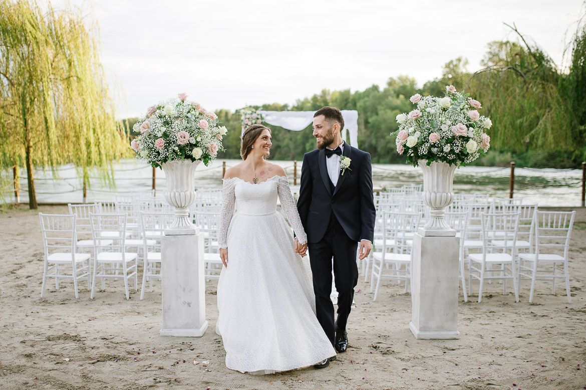 Servizio di matrimonio con cerimonia ciivile a Villa dei Mulini