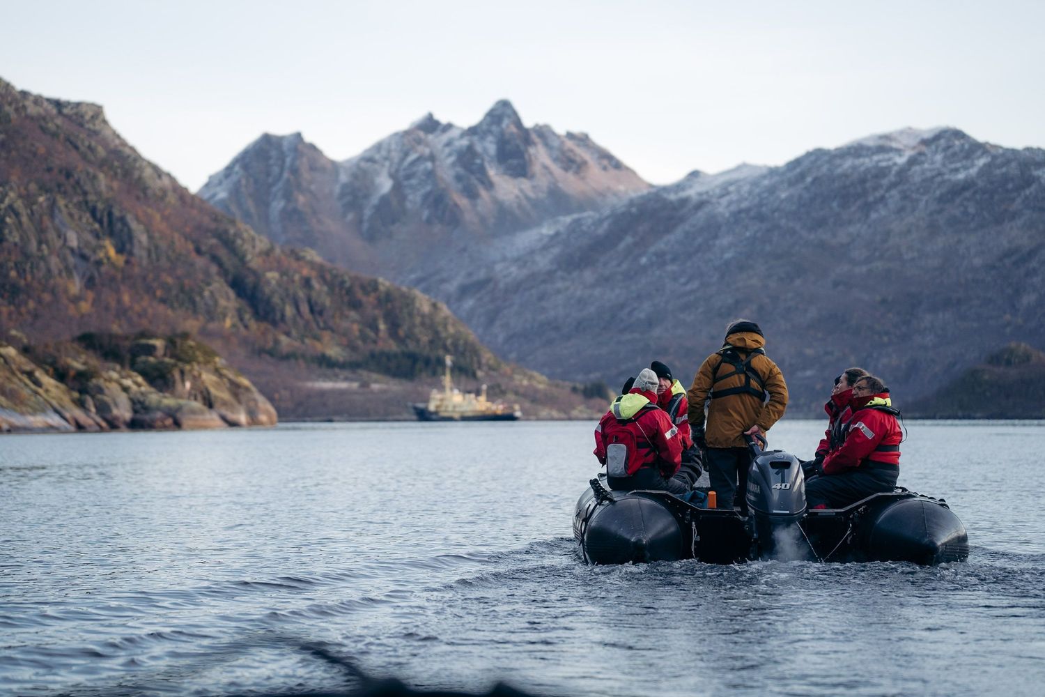 croisière zodiac dans le trollfjord