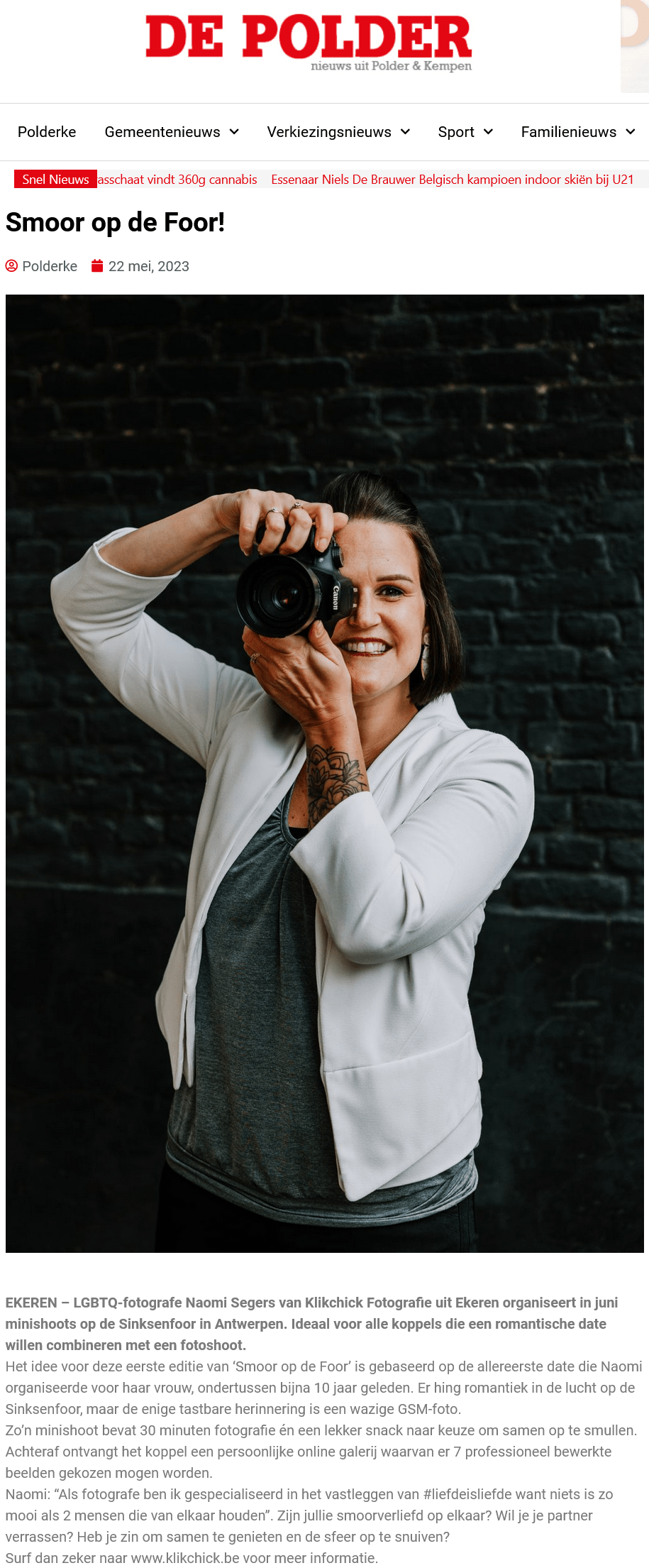 Klikchick Fotografie in De Polder