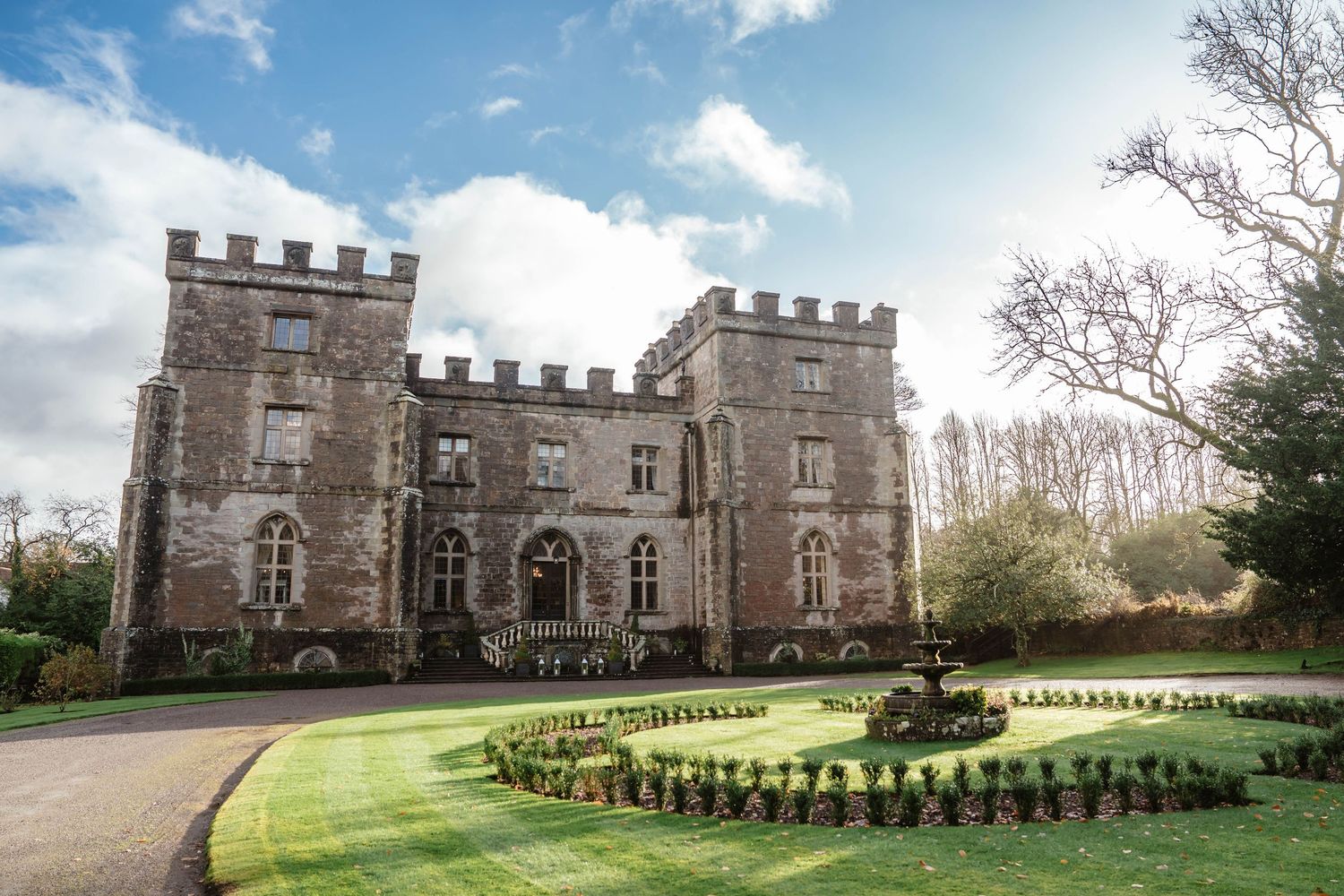 Clearwell Castle wedding venue in the Forest of Dean Gloucestershire