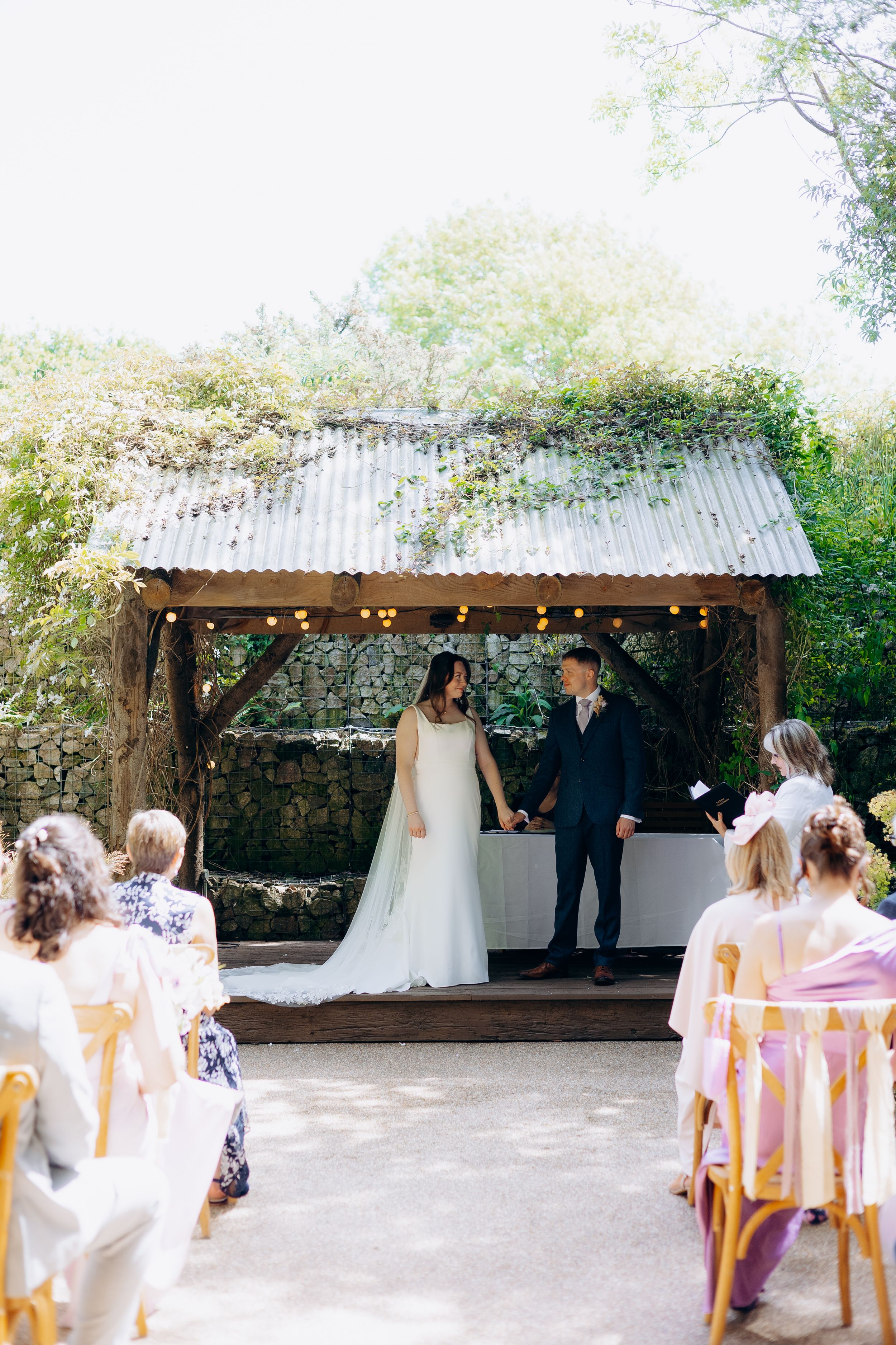 Natural wedding photography at The Stack House near Truro.