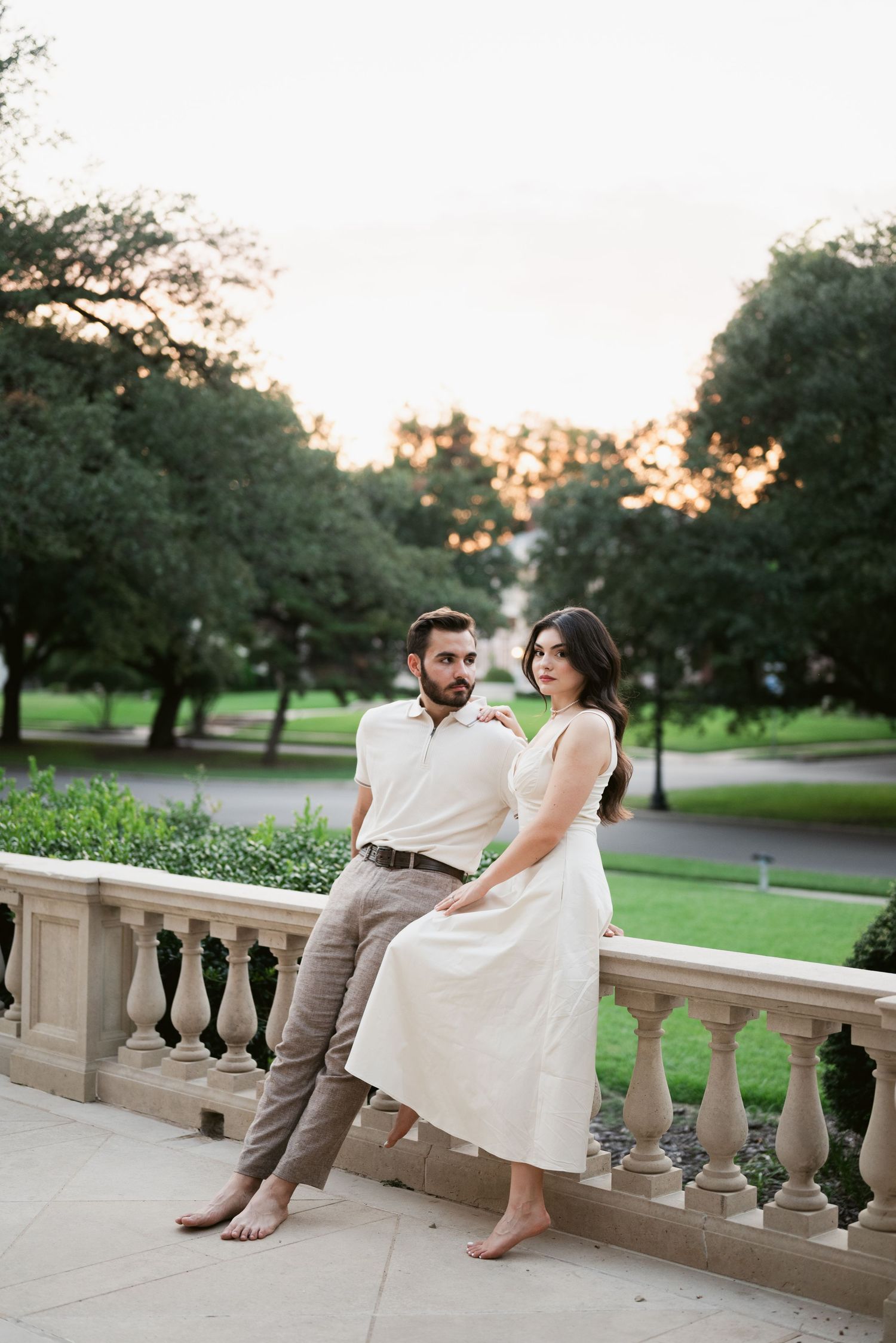 Aldredge House engagement photography in Dallas Texas.