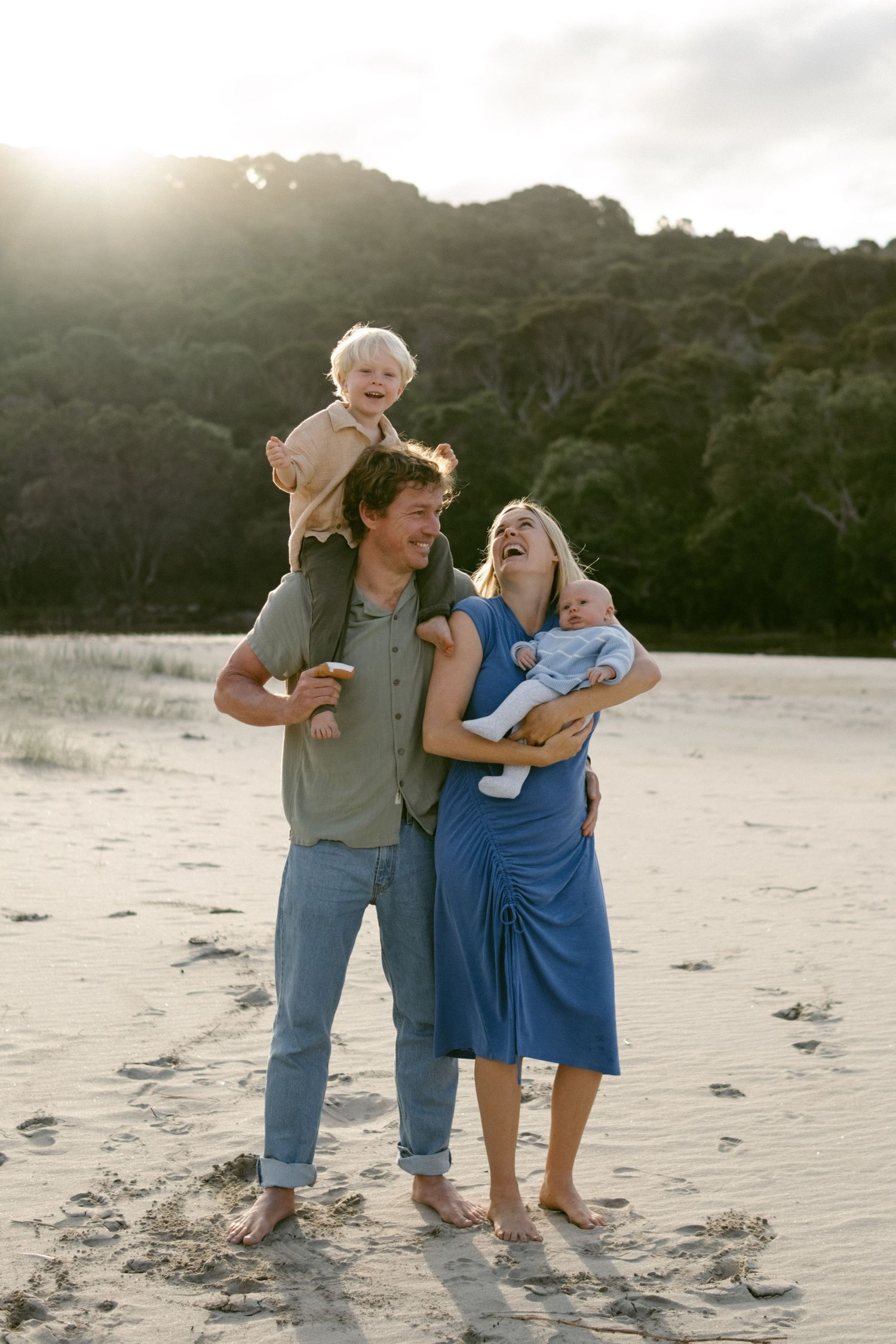 Coromandel family photographer toddler newborn Cooks beach Hahei
