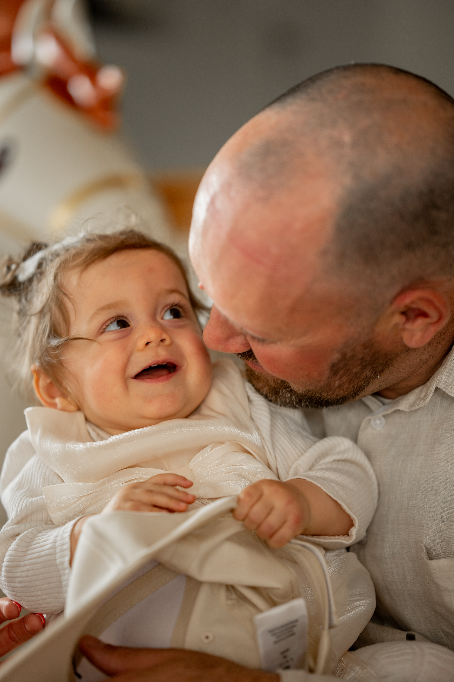 Portrait d'un père et son enfant