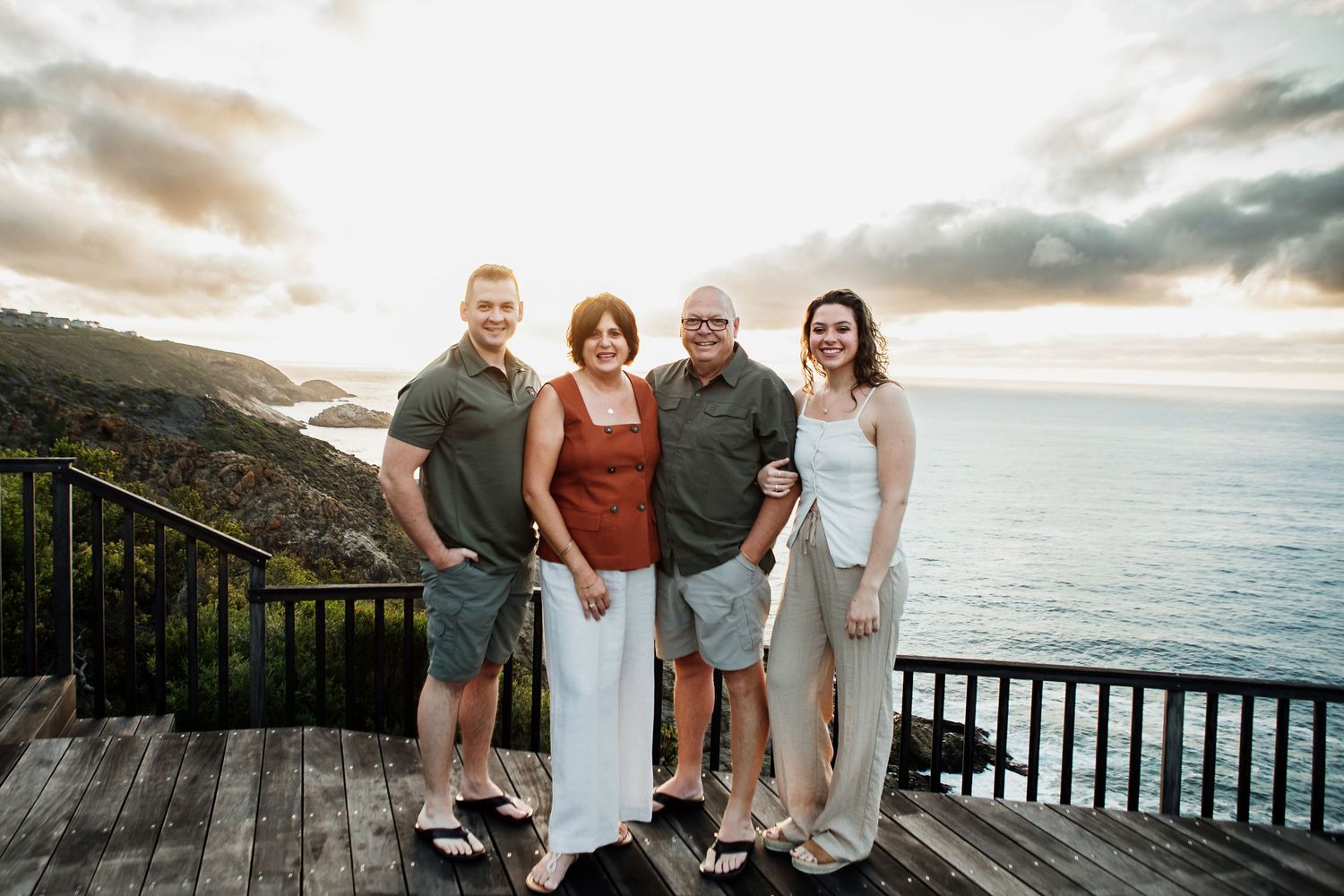 Sunrise family photo session near George