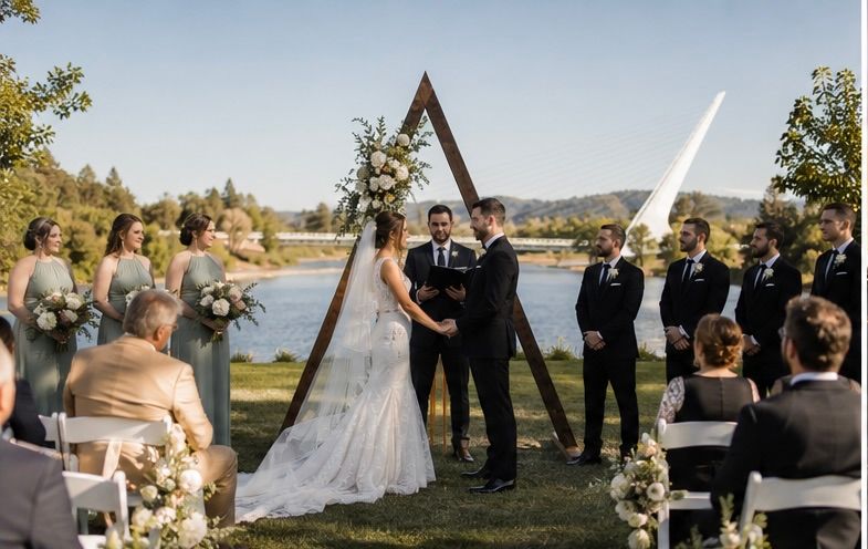 Wedding photography in Chico CA by B4M Studio