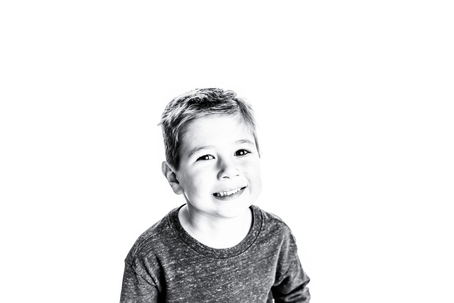 Playful and expressive child captured in a luxury personality portrait session at Chillicothe Ohio studio”