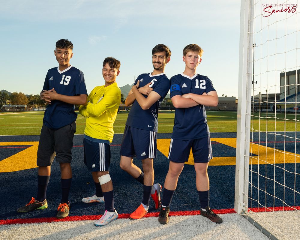 Team Banner Pictures by Anjeanette Photography Graduation High School Seniors AZ Sports  Phoenix Arizona