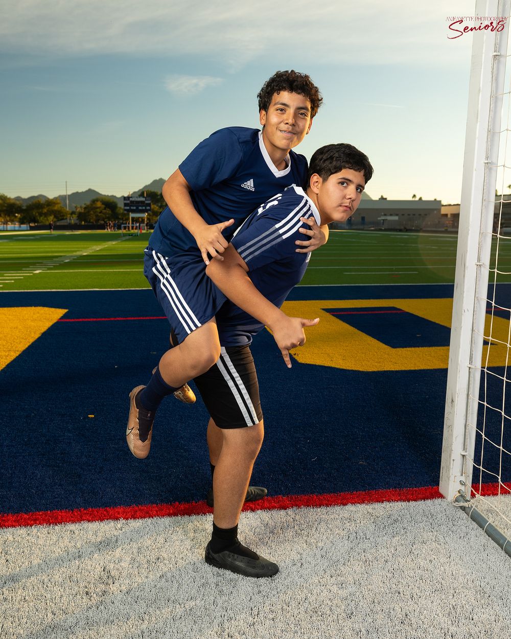 Team Banner Pictures by Anjeanette Photography Graduation High School Seniors AZ Sports  Phoenix Arizona