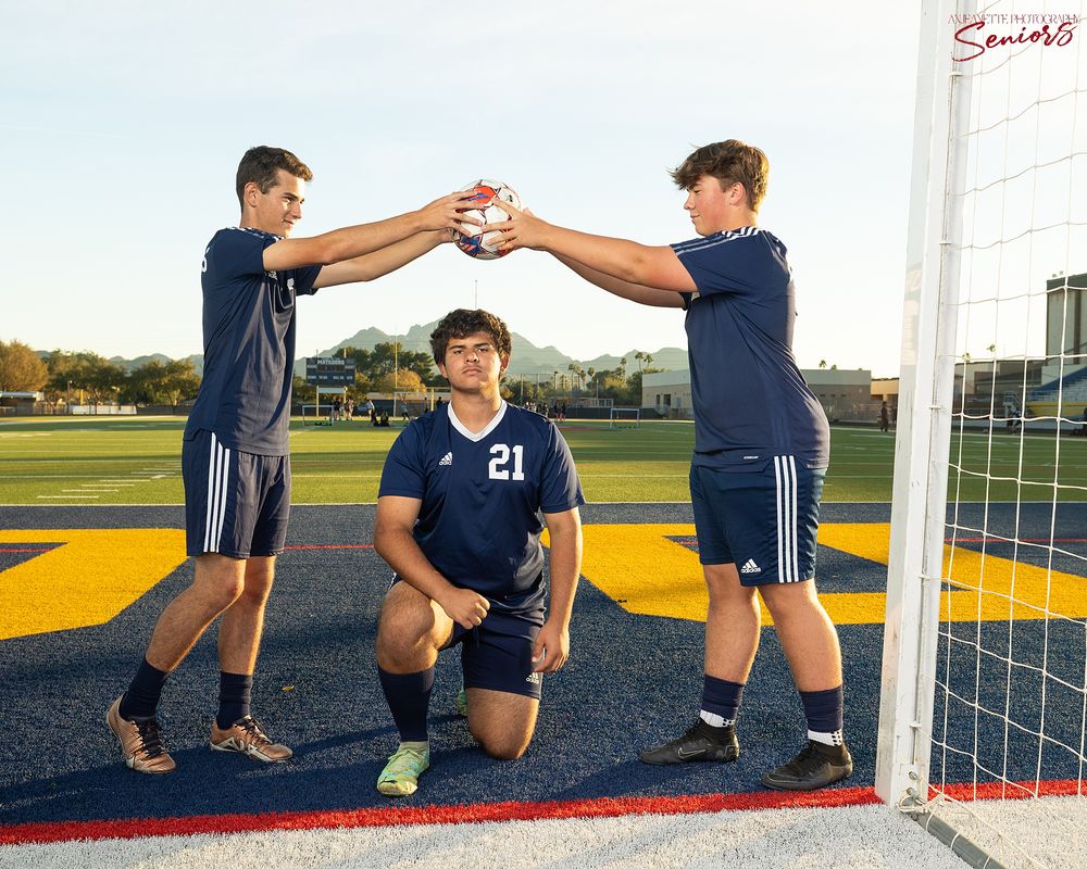 Team Banner Pictures by Anjeanette Photography Graduation High School Seniors AZ Sports  Phoenix Arizona
