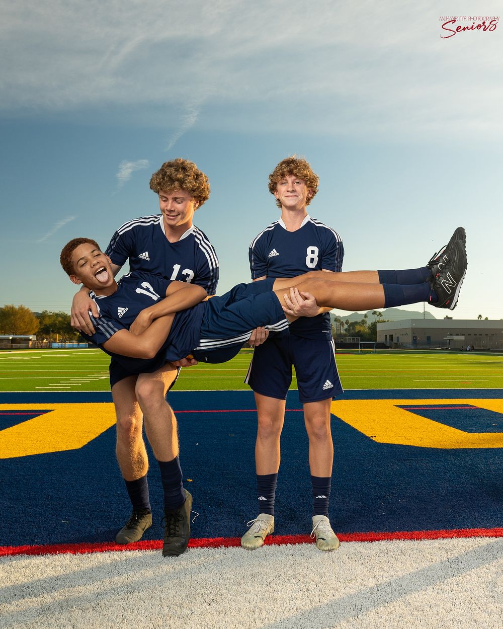 Team Banner Pictures by Anjeanette Photography Graduation High School Seniors AZ Sports  Phoenix Arizona