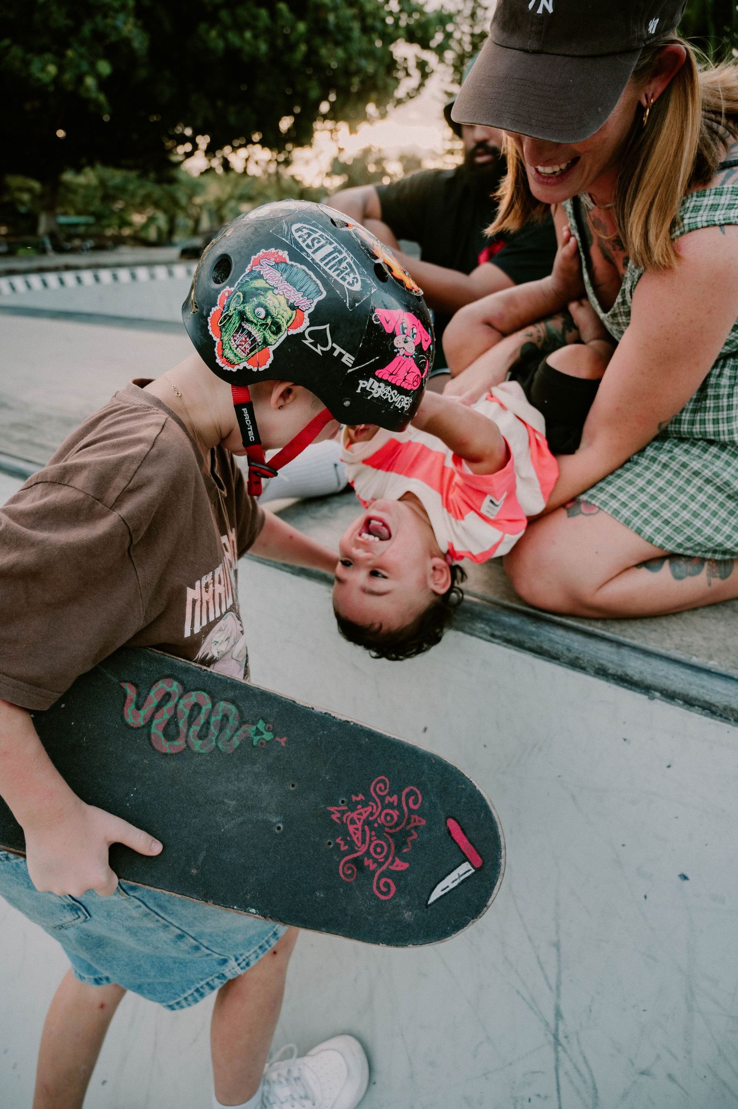 Family Photographer skate park Sunshine Coast and Sunshine Coast Hinterland Family lifestyle photographer