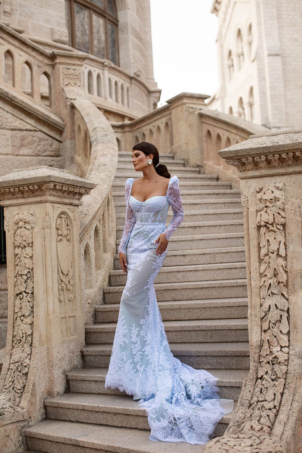 Street style fashion lookbook photoshoot for a luxury women’s dress brand in Monaco.