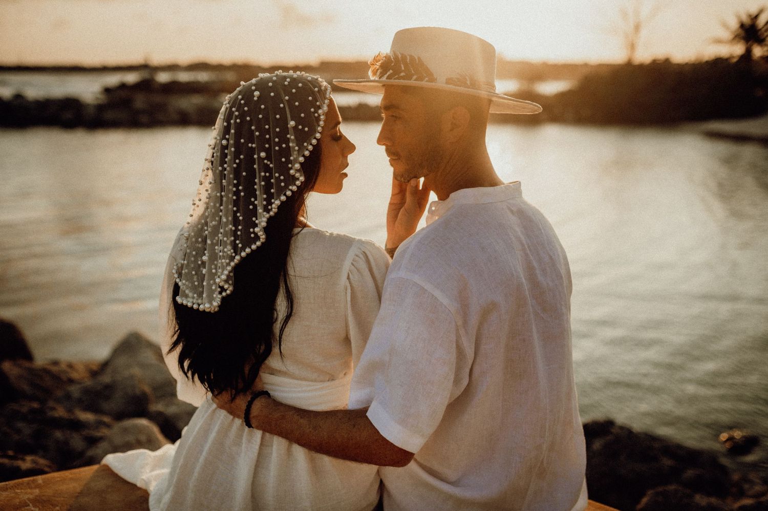 Elopement picture done in Puerto Aventuras, Mexico
Tulum wedding photographer
