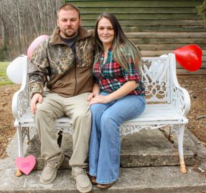 lovely couple portrait in Oxford NC