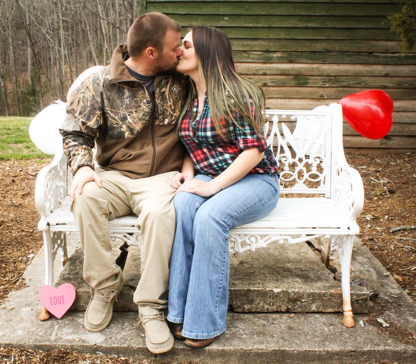 lovely couple portrait in Oxford NC