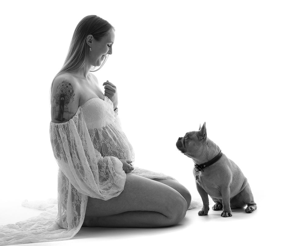 gravid foto i det store fotostudie Markedsgade i Hjørring fotografering af fotografen familie og bryllup fotografering ude og inde