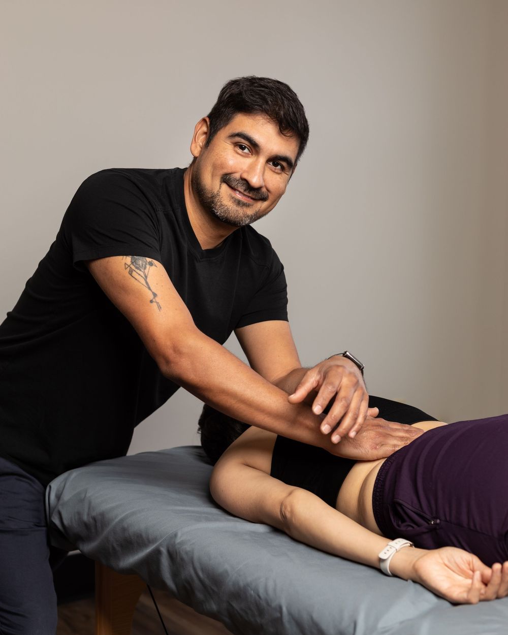 Branding photo of a massage therapist.
