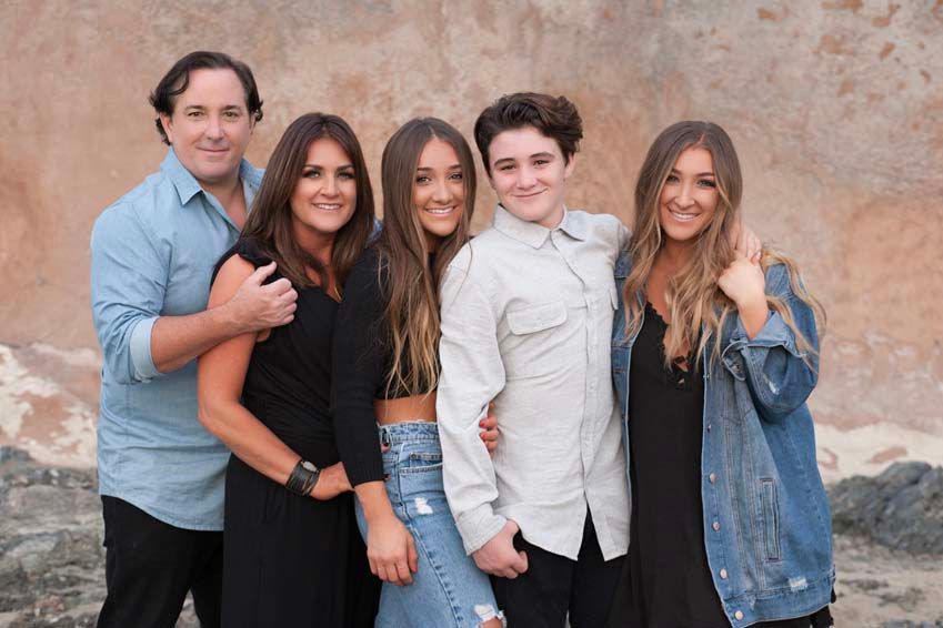 Luxury family photography session at Laguna Beach