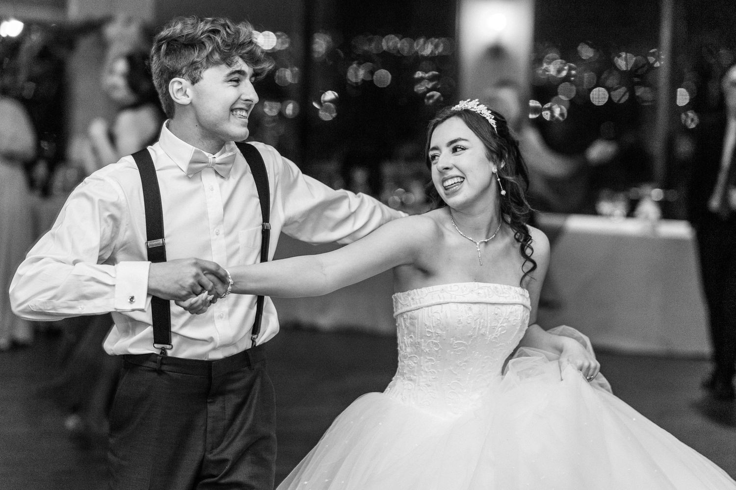 wedding fun experience dancing couple reception first dance